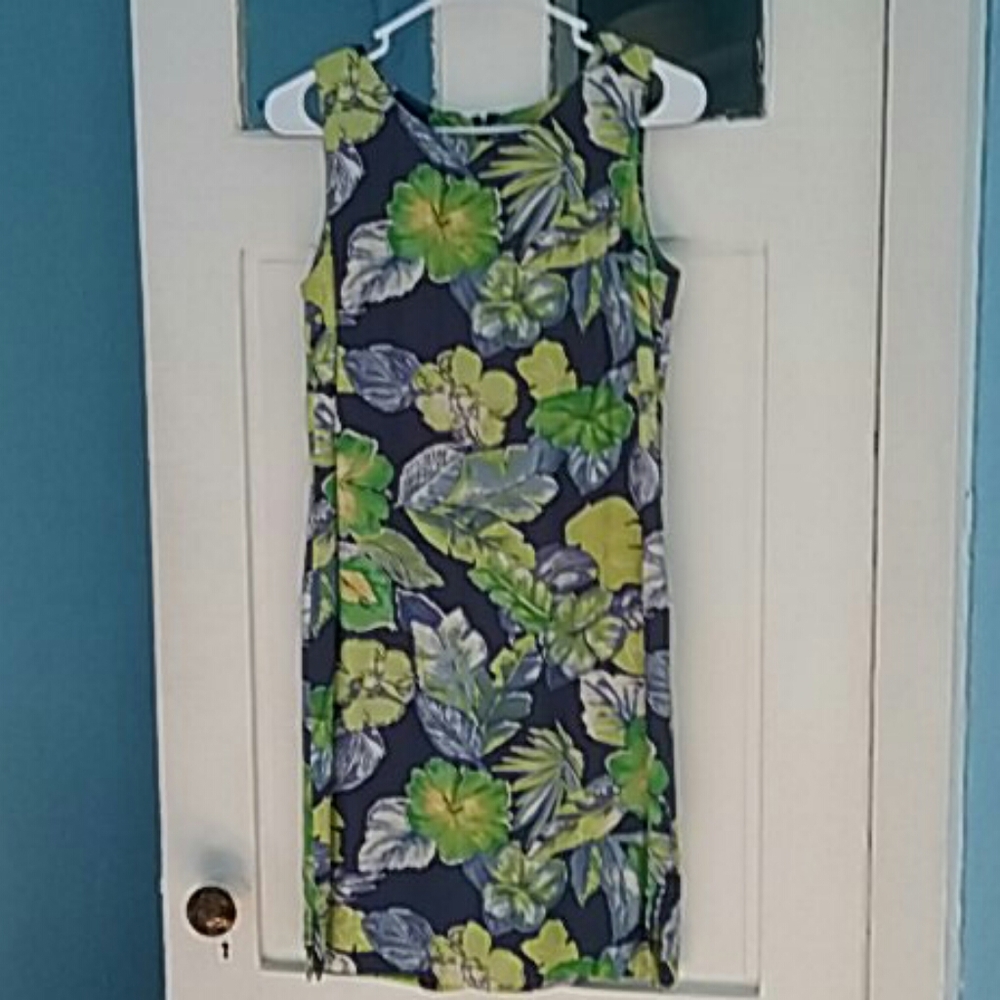 Talbots floral sheeth dress